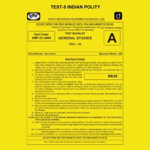 DRISHTI IAS 2026 TEST 5 ENG (2026) FINAL(INDIAN POLITY) (ENGLISH) {BLACK AND WHITE}