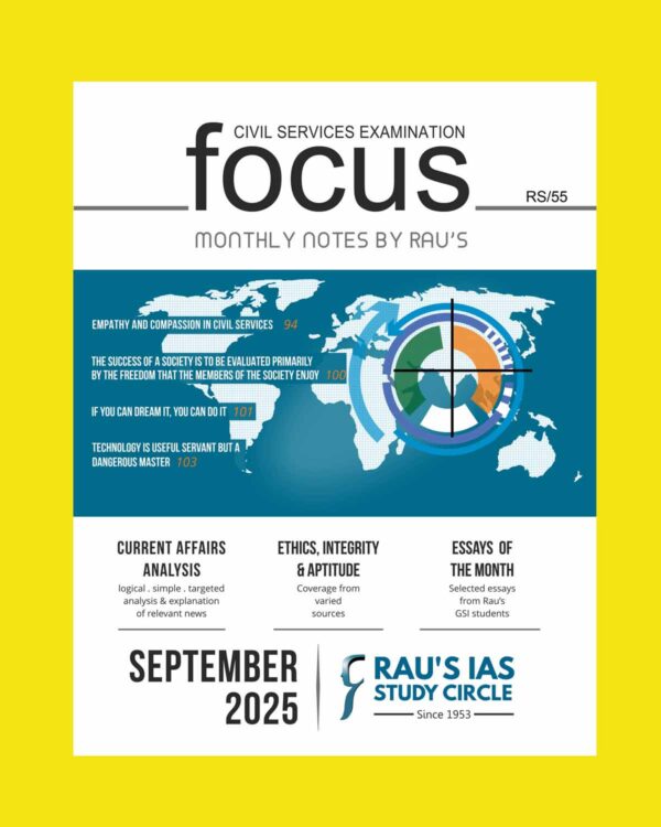 RAU’SIAS CURRENT AFFAIRS 2025 SEPTEMBER 2025 FINAL (ENGLISH) {BLACK AND WHITE}