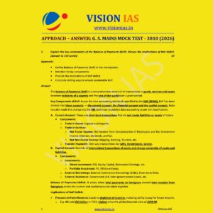 VISION IAS 2026 MODEL ANSWERS TEST-4 (3810) MODEL ANSWER 2026 FINAL (ENGLISH) {BLACK AND WHITE}
