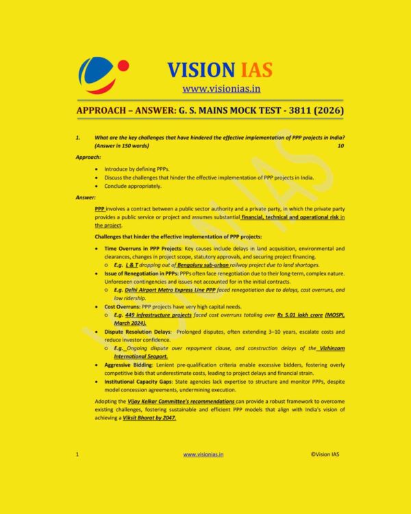 VISION IAS 2026 MODEL ANSWERS TEST-5 (3811) MODEL ANSWER 2026 FINAL (ENGLISH) {BLACK AND WHITE}