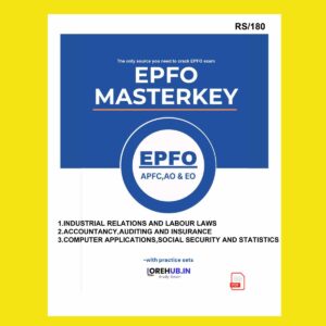 EPFO APFC,AO&EO NOTES(NUMBER OF BOOKLET-1TO3) 2025 FINAL) (ENGLISH) {BLACK AND WHITE}