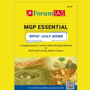 FORUMIAS CURRENT AFFAIRS 2025 EPIC JULY 2025 FINAL (ENGLISH) {BLACK AND WHITE}