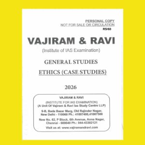VAJIRAM & RAVI YOLLOW BOOK PRINTED NOTES 2026 ETHICS-CASE STUDIES 2026 FINAL (ENGLISH) {BLACK AND WHITE}