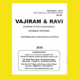 VAJIRAM & RAVI YOLLOW BOOK PRINTED NOTES 2026 GOVERNANCE&SOCIAL JUSTICE 2026 FINAL (ENGLISH) {BLACK AND WHITE}