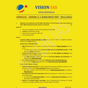 VISIONIAS 2026 TEST-10 (3816) MODEL ANSWER 2026 FINAL (ENGLISH) {BLACK AND WHITE}