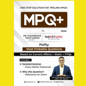 TARGETUPSC 2026 PRELIMS POLITY MOST PROBABLE QUESTION 100 MPQ 2026 FINAL (ENGLISH) {BLACK AND WHITE}